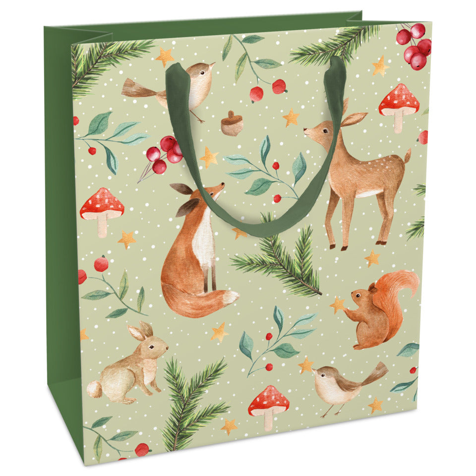 Weihnachts-Geschenktragetasche Wintertiere, 21 x 18 x 8 cm BRAUN + COMPANY 1642-26523 BRAUN + COMPANY 1642-26523 21x18x8cm