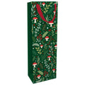 Weihnachts-Flaschentragetasche Pilze, 36 x 12 x 8 cm, dunkelgrün BRAUN + COMPANY 1694-26524 BRAUN + COMPANY 1694-26524 36x12x8cm