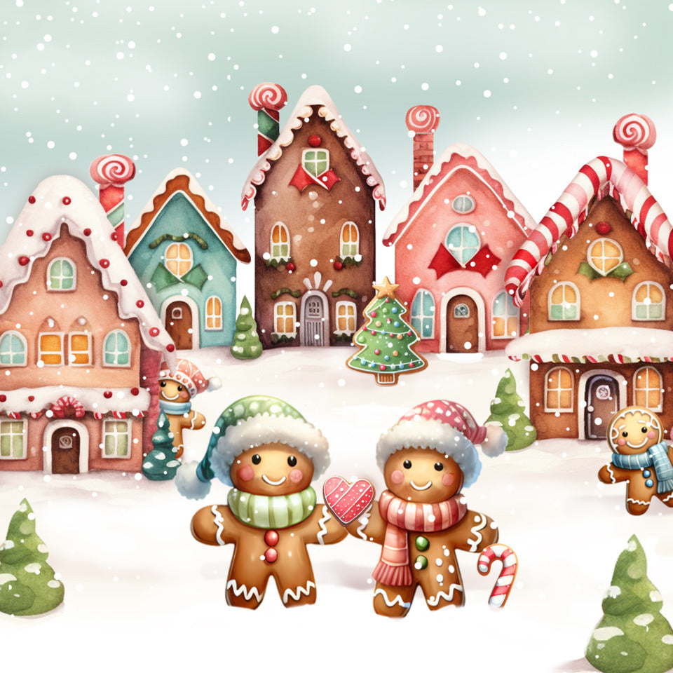 Weihnachts-Zelltuchserviette Lebkuchen, 33 x 33 cm, 3-lagig, 20 Stück ATELIER 1111-26506 ATELIER 1111-26506 33cm 3lagig