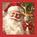 Weihnachts-Zelltuchserviette Santa, 33 x 33 cm, 3-lagig, 20 Stück ATELIER 1111-26515 ATELIER 1111-26515 33cm 3lagig