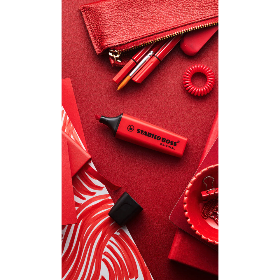Textmarker BOSS® ORIGINAL REALRED, 2-5 mm, karminrot STABILO 70/48