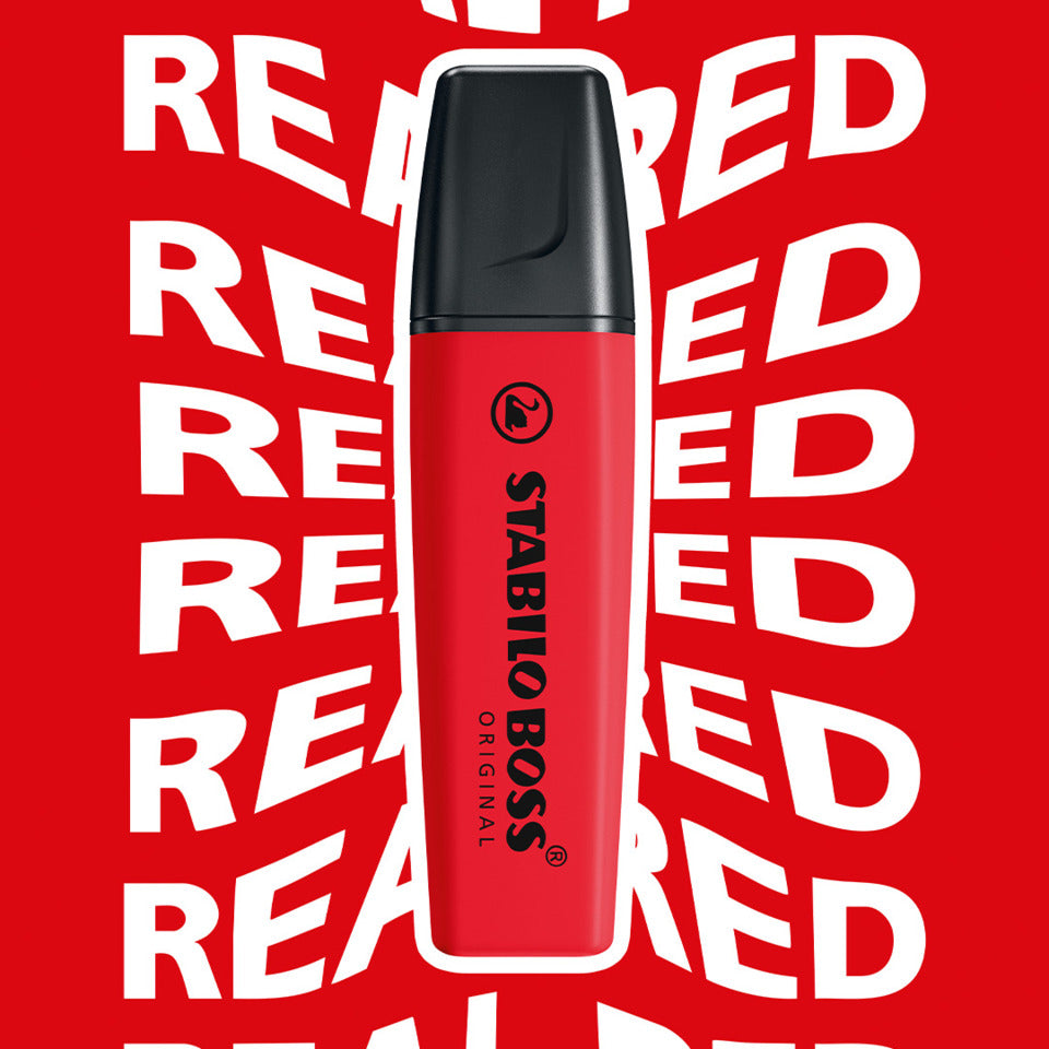 Textmarker BOSS® ORIGINAL REALRED, 2-5 mm, karminrot STABILO 70/48