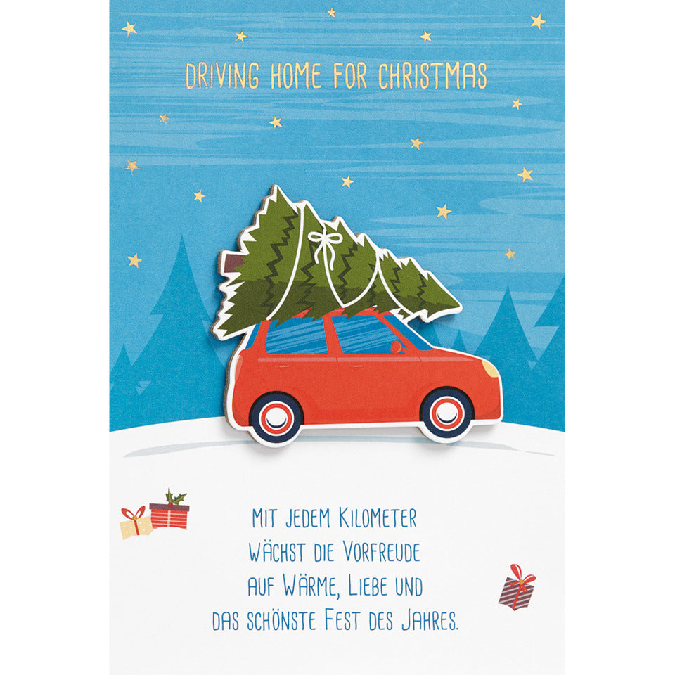 Doppel TextKarte Doppeltext Weihnachten Karton Bild  22-6618 22-6618 Bild