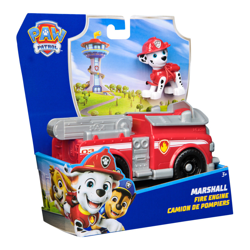 PAW Basic Vehicle Marshall, 7 cm, rot SPIN MASTER 37397