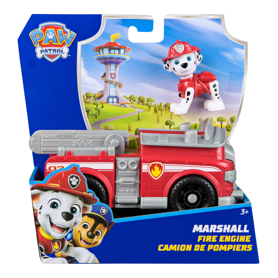 PAW Basic Vehicle Marshall, 7 cm, rot SPIN MASTER 37397
