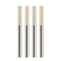 Stabkerze 4 Stück Dip Dye Elegant perle 250x22mm  351049.028 351049.028 250x22mm
