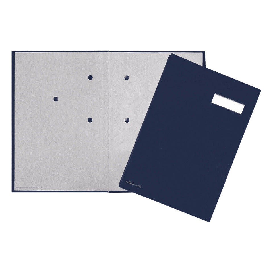 Unterschriftsmappe Eco-Ein, 20 Fächer, Kunststoff, blau PAGNA 24192-22