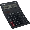 Tischrechner AS-1200, 12-stellig, Solar- und Batteriebetrieb, schwarz CANON 4599B001