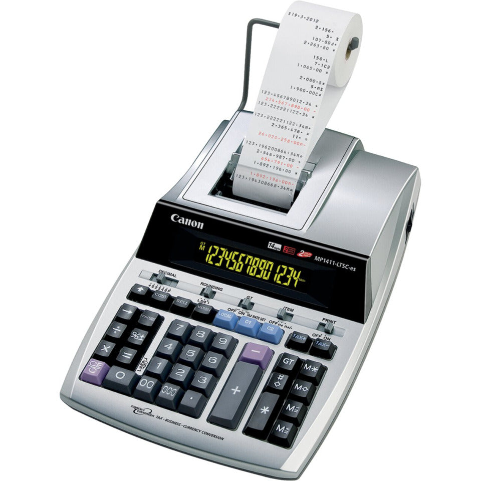 Druckender Tischrechner MP1411 LTSC, 14-stelliges Display, CANON 2497B001