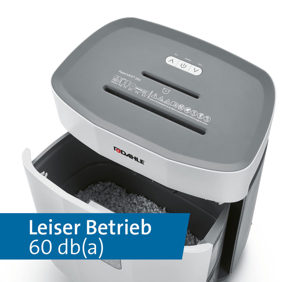 Aktenvernichter PaperSAFE® 240, 4 x 12 mm, 10 Blatt DAHLE 23240-16171