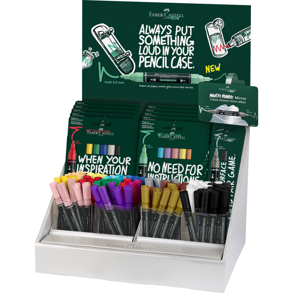 Thekendisplay 100ST+10ET Multimark sortiert FABER CASTELL 186015 FABER-CASTELL 186015 Multimark