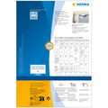 Wetterfeste Inkjet-Etiketten A4, 63,5 x 29,6 mm, weiß, permanent haftend HERMA 4594 HERMA 4594 wetterfest