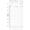 Ersatzkalendarium Tagesplan Midi 2027, 96 x 172 mm, 80g/m², 1T/1S, weiß CHRONOPLAN 50247