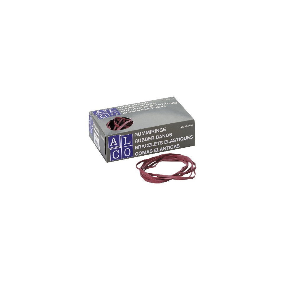 Gummiband, aus Naturkautschuk, 4x150 mm, rot, 1000 g ALCO 7621