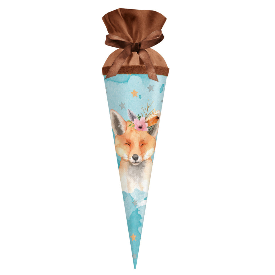 Schultüte Geschwister Fuchs, 35 cm, Filzverschluss GOLDBUCH 93 113 GOLDBUCH 93 113 Filzverschluss