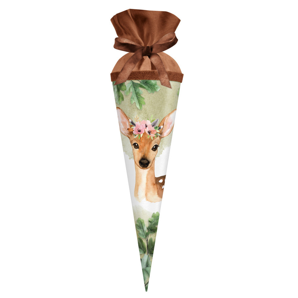 Schultüte Geschwister Rehkitz, 35 cm, Filzverschluss GOLDBUCH 93 115 GOLDBUCH 93 115 Filzverschluss