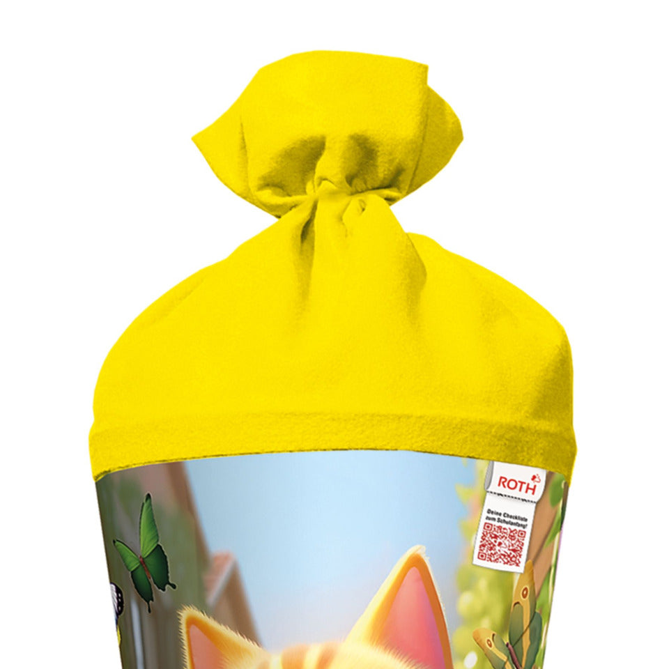 Schultüte Miez und Maus, 70 cm, Filzverschluss ROTH 677548 ROTH 677548 Filzverschluss