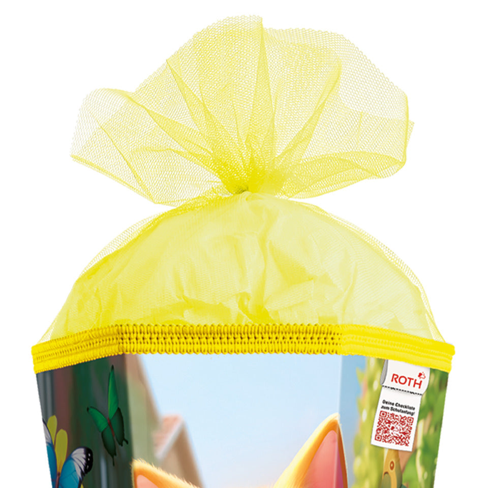 Schultüte Miez und Maus, 85 cm, Tüllverschluss ROTH 678925 ROTH 678925 Tüllverschluss