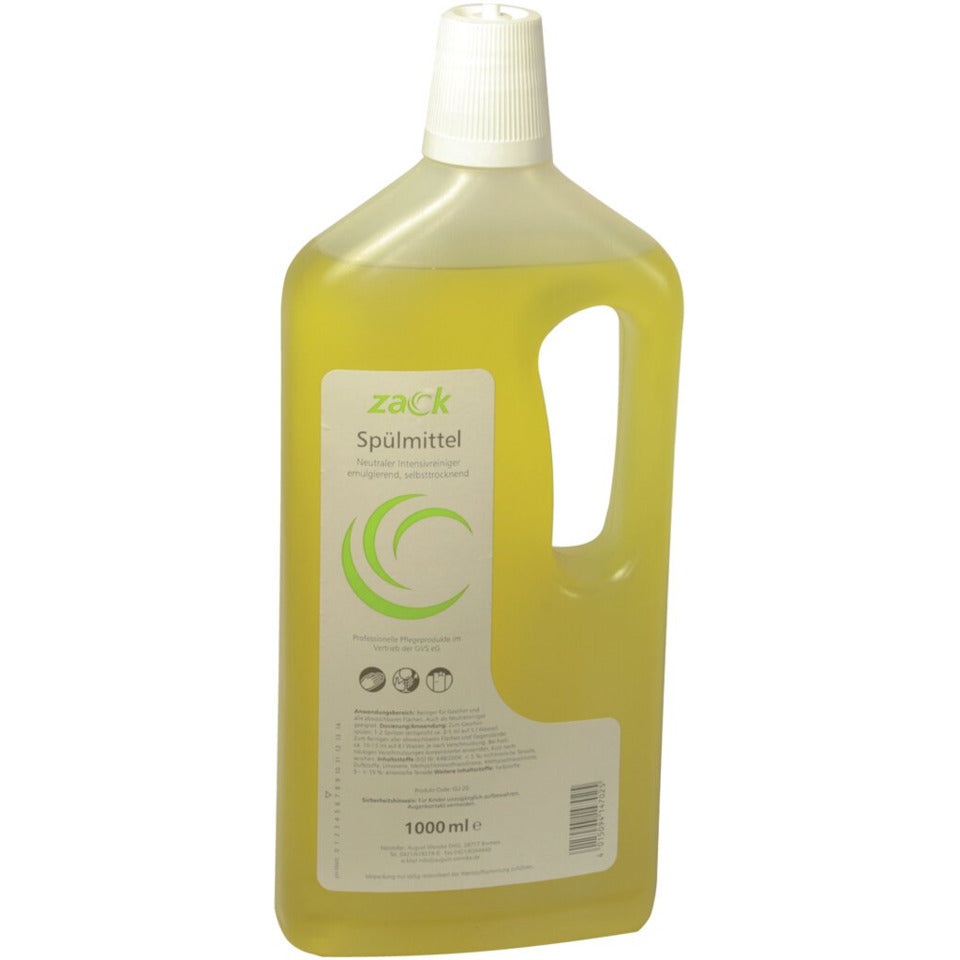 Handspülmittel ZACK, Zitro, 1 Liter AUGUST WENCKE 01610039