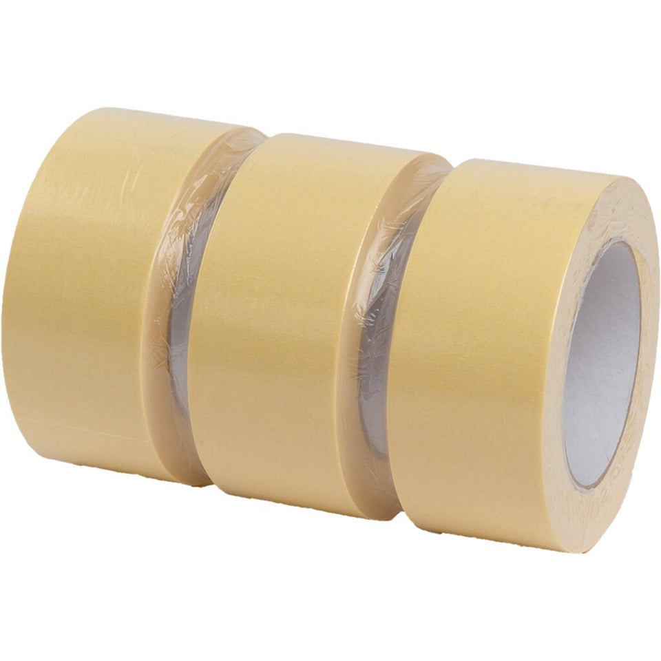 Kreppklebeband, mittel gekreppt, 50 m x 50 mm, beige, gekrepptes Spezialpapier HECKMANN 440013