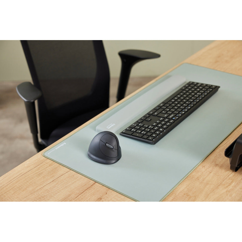 Maus Breyta Plus+ Groß Vertikal - Rechtshänder, 5 Tasten, 2400 dpi, kabellos, schwarz FELLOWES 100143582 FELLOWES 100143582 Groß Rechtshänder
