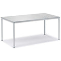 Mehrzwecktisch, 1600 x 800 mm, Höhe 720 mm, Tischplatte: 19 mm, lichtgrau / lichtgrau DESKIN 21724101