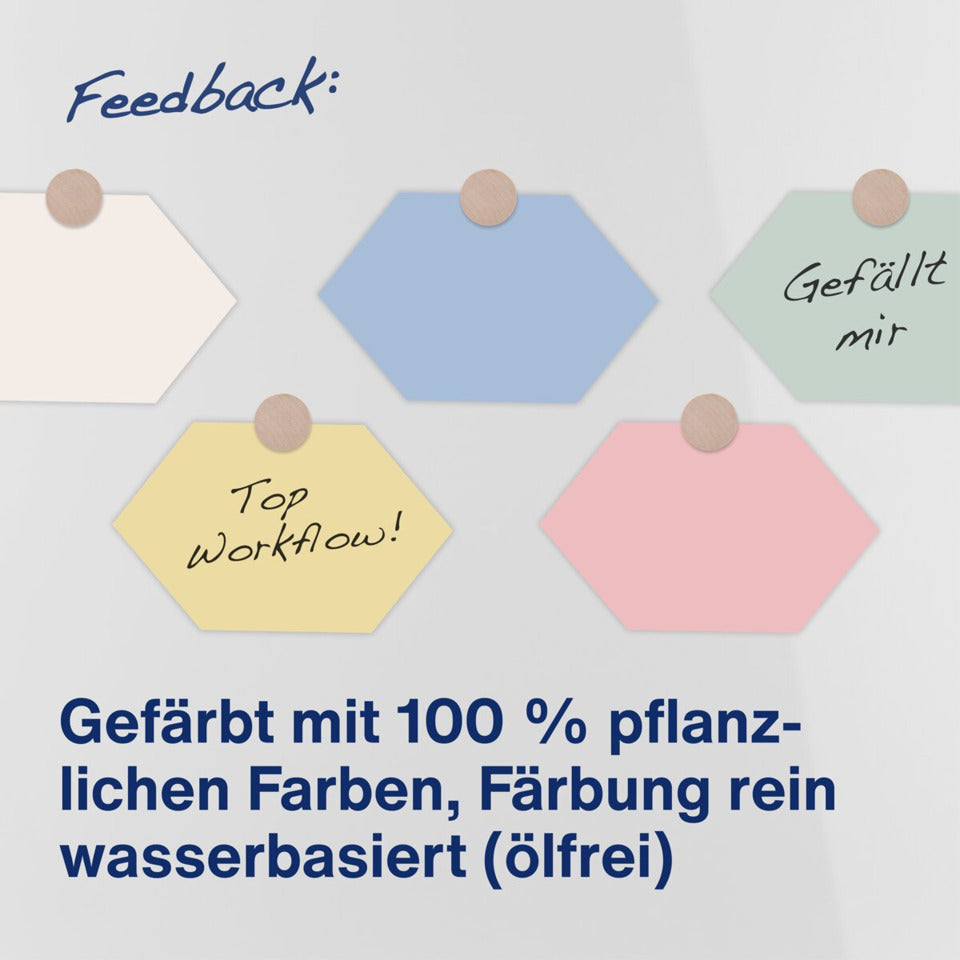 Kommunikationskarten, Rhombus, 200 x 95 mm, 250 Stück, sortiert MAGNETOPLAN 112502210