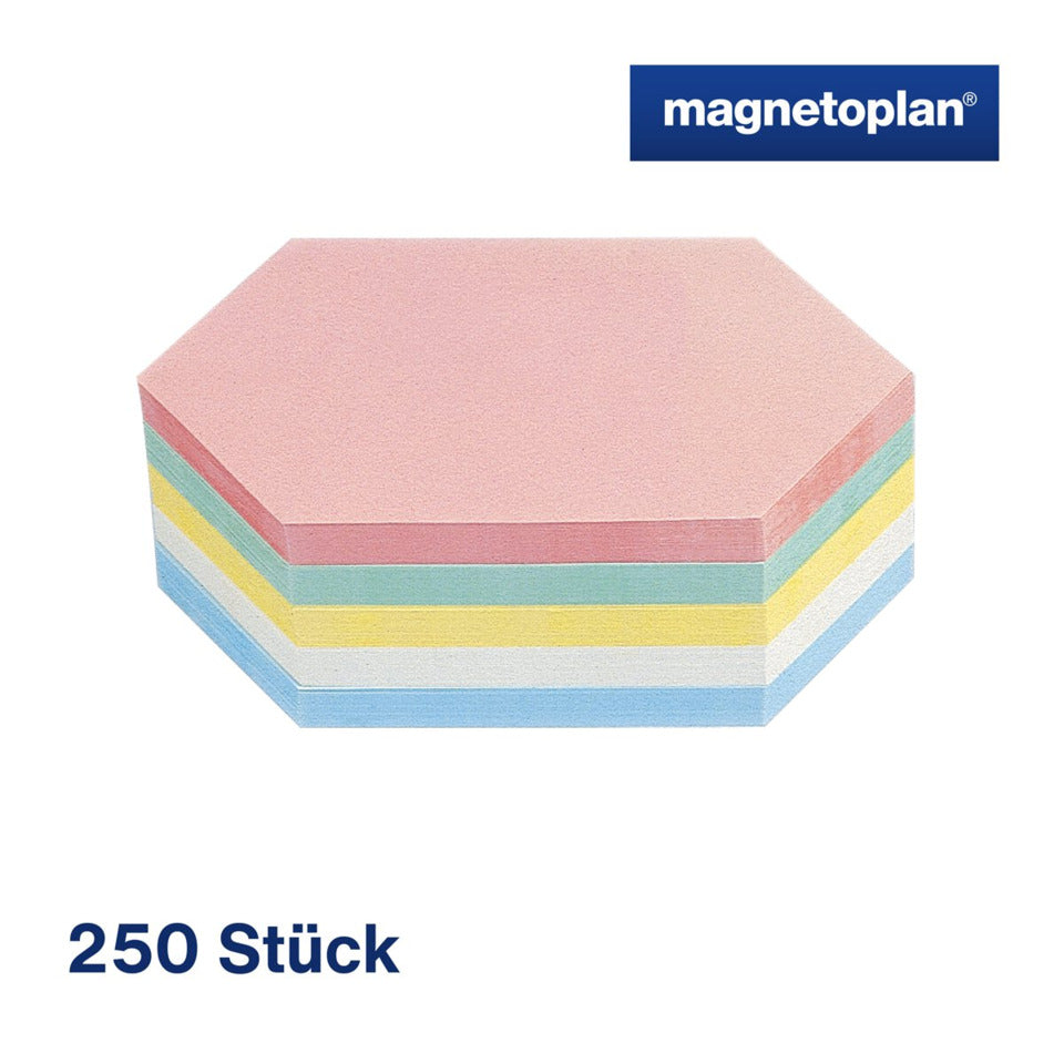 Kommunikationskarten, Rhombus, 200 x 95 mm, 250 Stück, sortiert MAGNETOPLAN 112502210