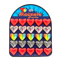 Magnet Herzform Glas sortiert WEDO 200 102699