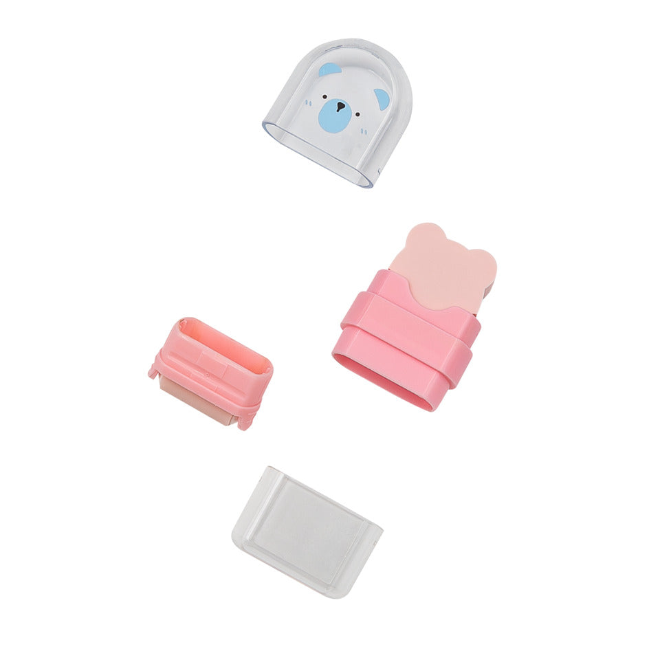 Radierer +Fusselroller Frosch/Bär rosa/grün WEDO 59 98399 WEDO 59 98399 Clean Animal Display