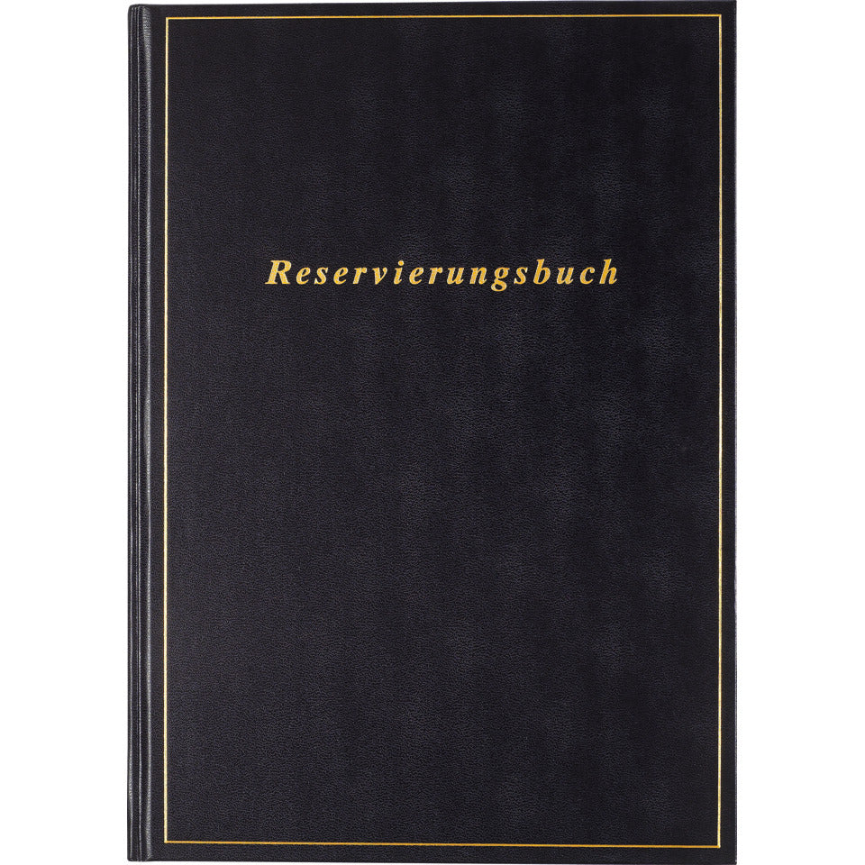 Reservierungsbuch Premium 2027, A4, 1T/1S, Kunststoff, schwarz RIDO 7027403907 RIDO 70-27 403 907 A4 2027