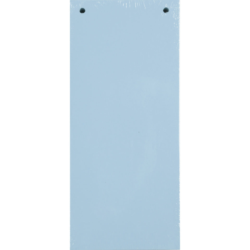 Trennstreifen Premium Qualität, 105 x 240 mm, 190g/q², gelocht, 100 Stück, blau EXACOMPTA 13315B EXACOMPTA 13315B 105x240mm