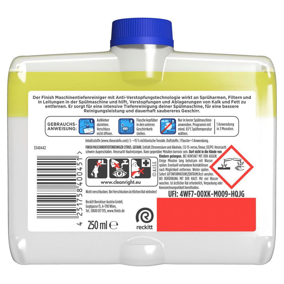 Spülmaschinenreiniger Citrus, 250 ml FINISH 3335652