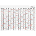 Wandkalender Office 1 2027, 980 x 685 mm, 14M/1S RIDO 7033660007 RIDO 70-33 660 007 980x685mm