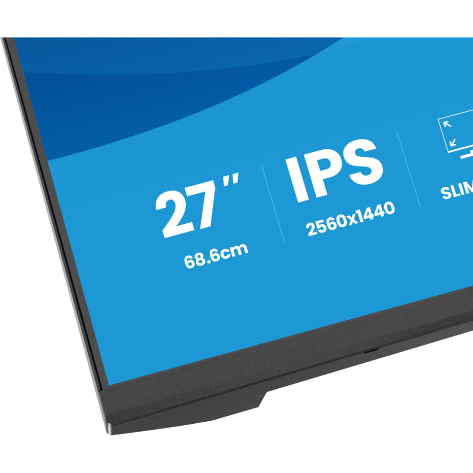 Monitor ProLite - 69 cm (27"), QHD, IPS, 2560 x 1440, 100Hz, schwarz IIYAMA XB2793QSU-B1