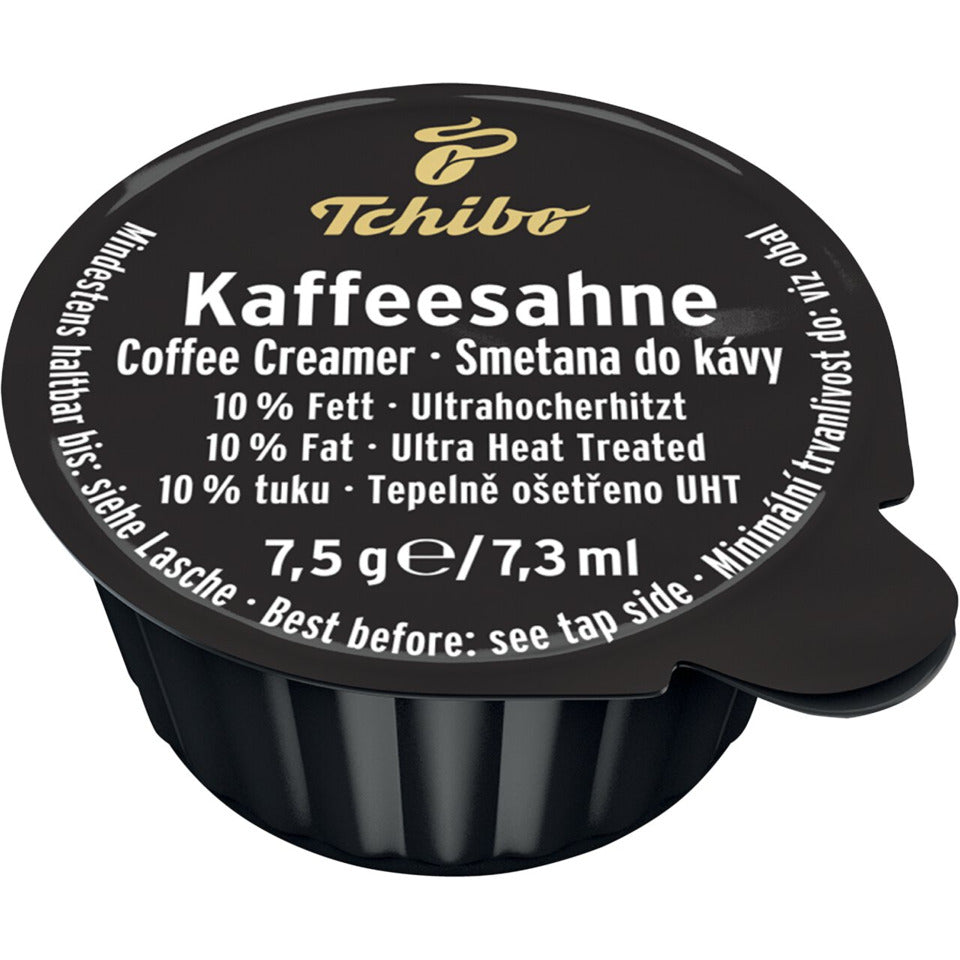 Kaffeesahne, 10 % Fett, 240 Portionen à 7,5 g, ultrahocherhitzt TCHIBO 80492