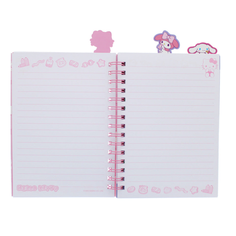 Spiralnotizbuch Sweets Glitter, A5, 96 Blatt, liniert HELLO KITTY HKSW6736 HELLO KITTY HKSW6736 A5