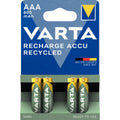 Akku NiMH, Micro AAA, Recycled, HR03, 1.2V, 800mAh, 4 Akkus VARTA 56813101404