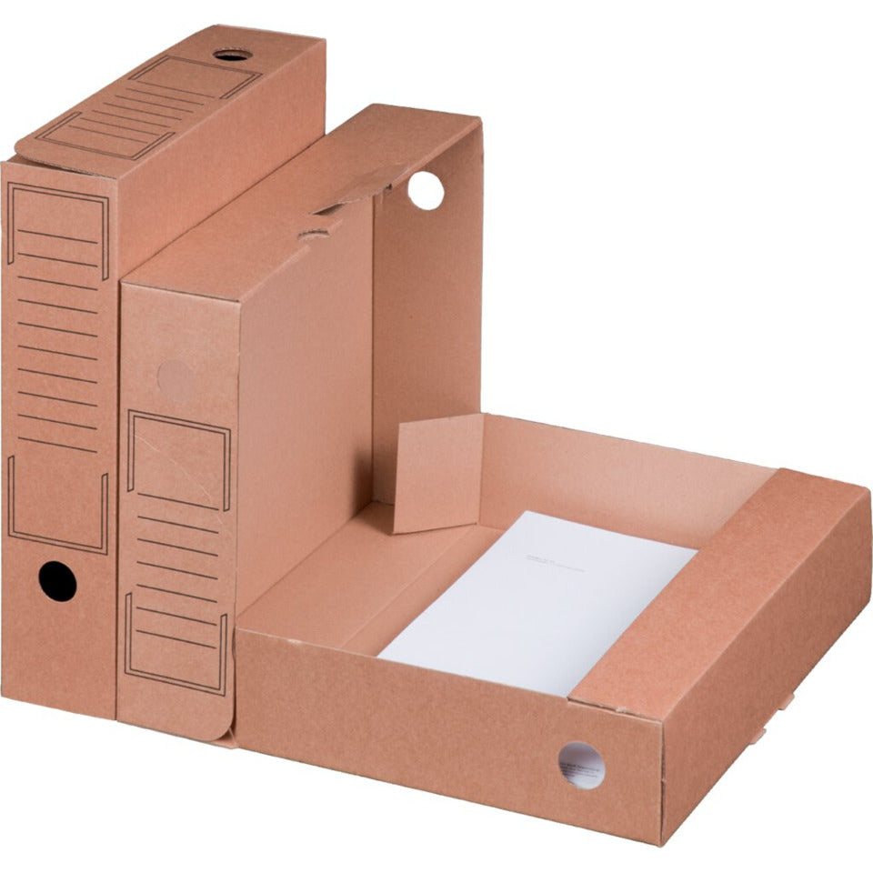 Archiv-Ablagebox, Innenmaß: 252 x 70 x 317 mm, Außenmaß: 365 x 75 x 324 mm, braun SMARTBOX PRO 226100220