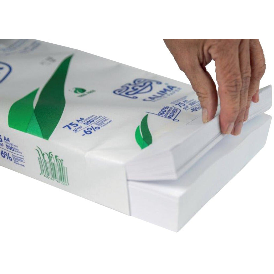 Kopierpapier Calima, A4, 75g/m², 500 Blatt, 145 CIE, Zuckerrohrpapier, weiß CALIMA 8045-10A75S CALLMA 8045-10A75S