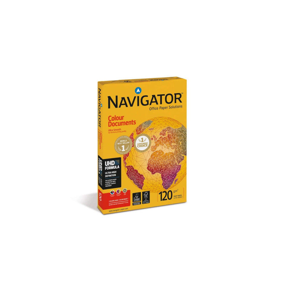 Kopierpapier Navigator Colour Documents, A3, 120g/m², 500 Blatt, 169 CIE, weiß NAVIGATOR 82457B12B