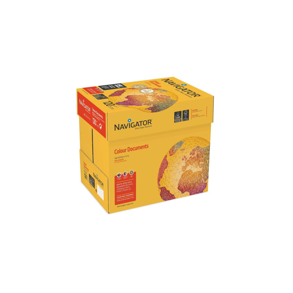 Kopierpapier Navigator Colour Documents, A3, 120g/m², 500 Blatt, 169 CIE, weiß NAVIGATOR 82457B12B