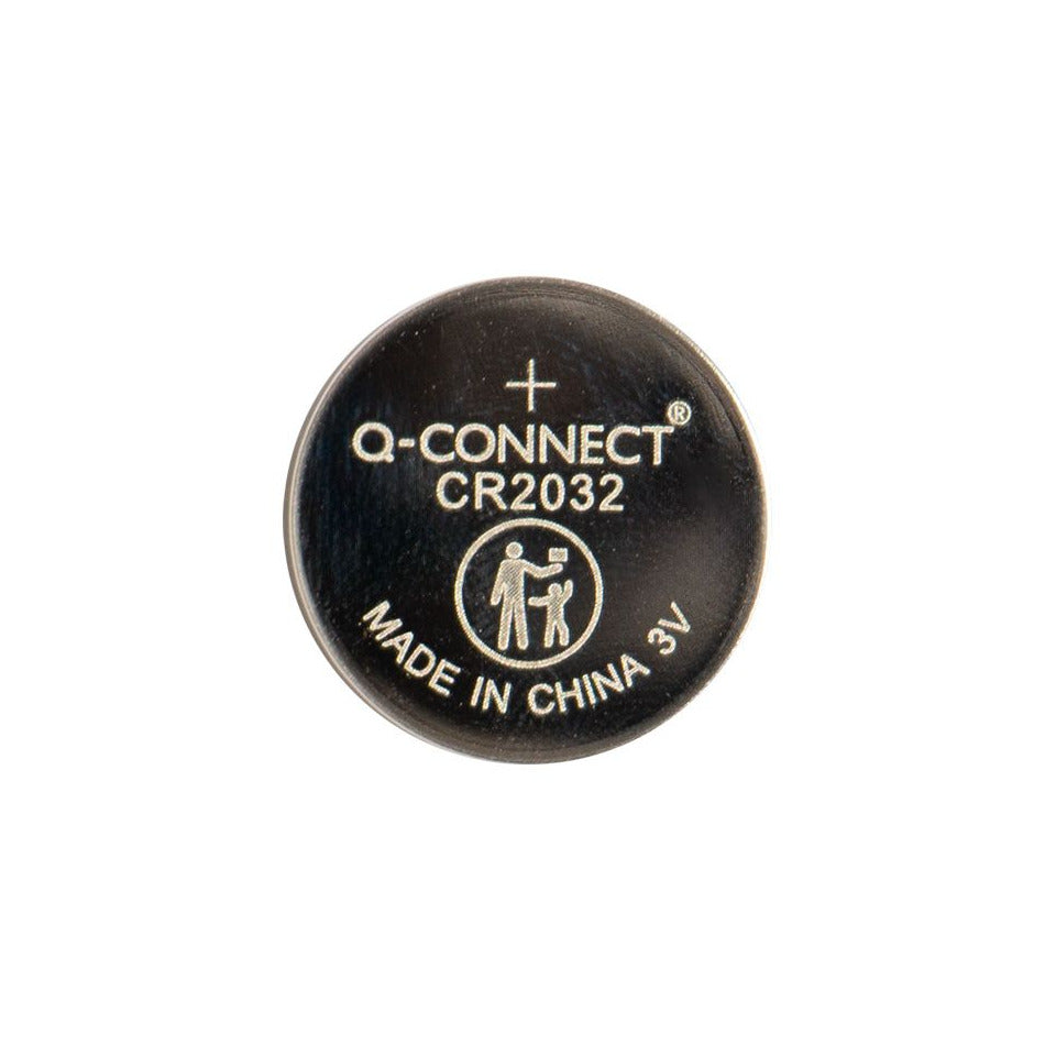 Knopfzellen-Batterie Lithium CR2032, 4 Stück Q-CONNECT KF15036 Q-CONNECT KF15036 Lithium