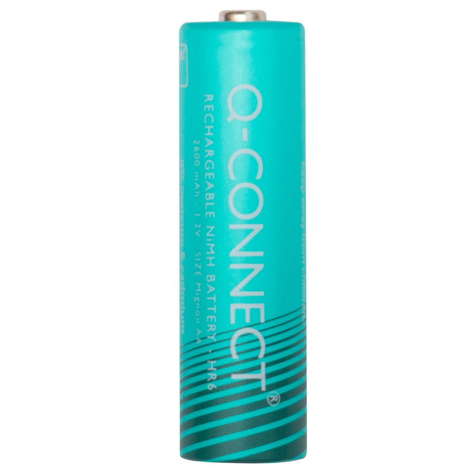 Batterie Akku, HR06/AA/Mignon, NiMH 2600mAh, 2 Stück Q-CONNECT KF15165 Q-CONNECT KF15165 2600mAh