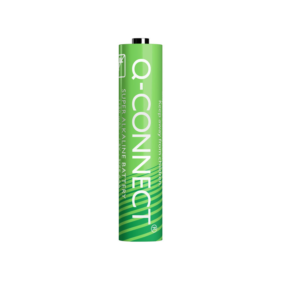 Batterie Micro, AAA, LR03, 1,5 V, 12 Stück, grün Q-CONNECT KF14342 Q-CONNECT KF14342 Micro