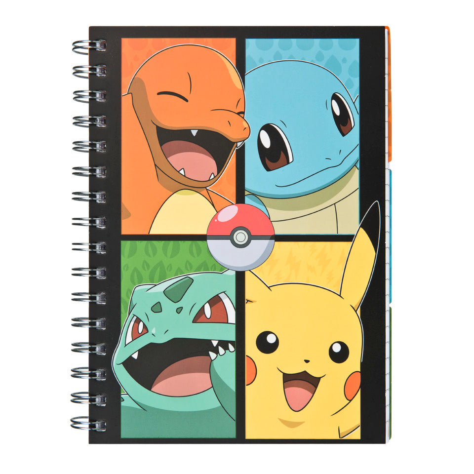Spiralnotizbuch Pokemon, A5, 80g/m², 80 Blatt, bunt UNDERCOVER PKHX0586 UNDERCOVER PKHX0586 A5