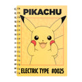 Spiralnotizbuch Pokemon Pikachu 3D, A5, 80g/m², 80 Blatt, liniert UNDERCOVER PKHX0585 UNDERCOVER PKHX0585 A5 Pikachu