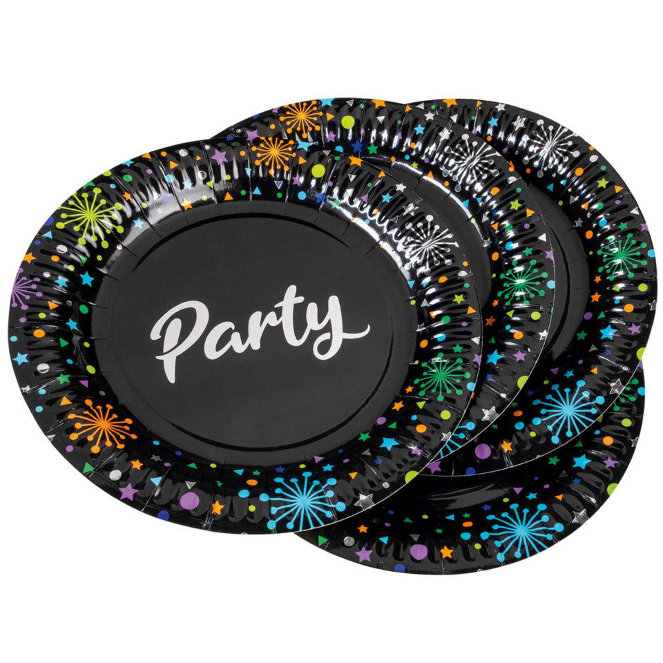Pappteller Party, Ø 23 cm, 8 Stück TIB 19880 TIB HEYNE 19880