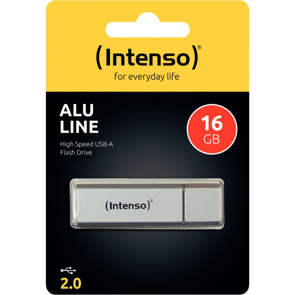 USB-Stick Alu Line, Hi-Speed 2.0, 16 GB, anthrazit INTENSO 3521472