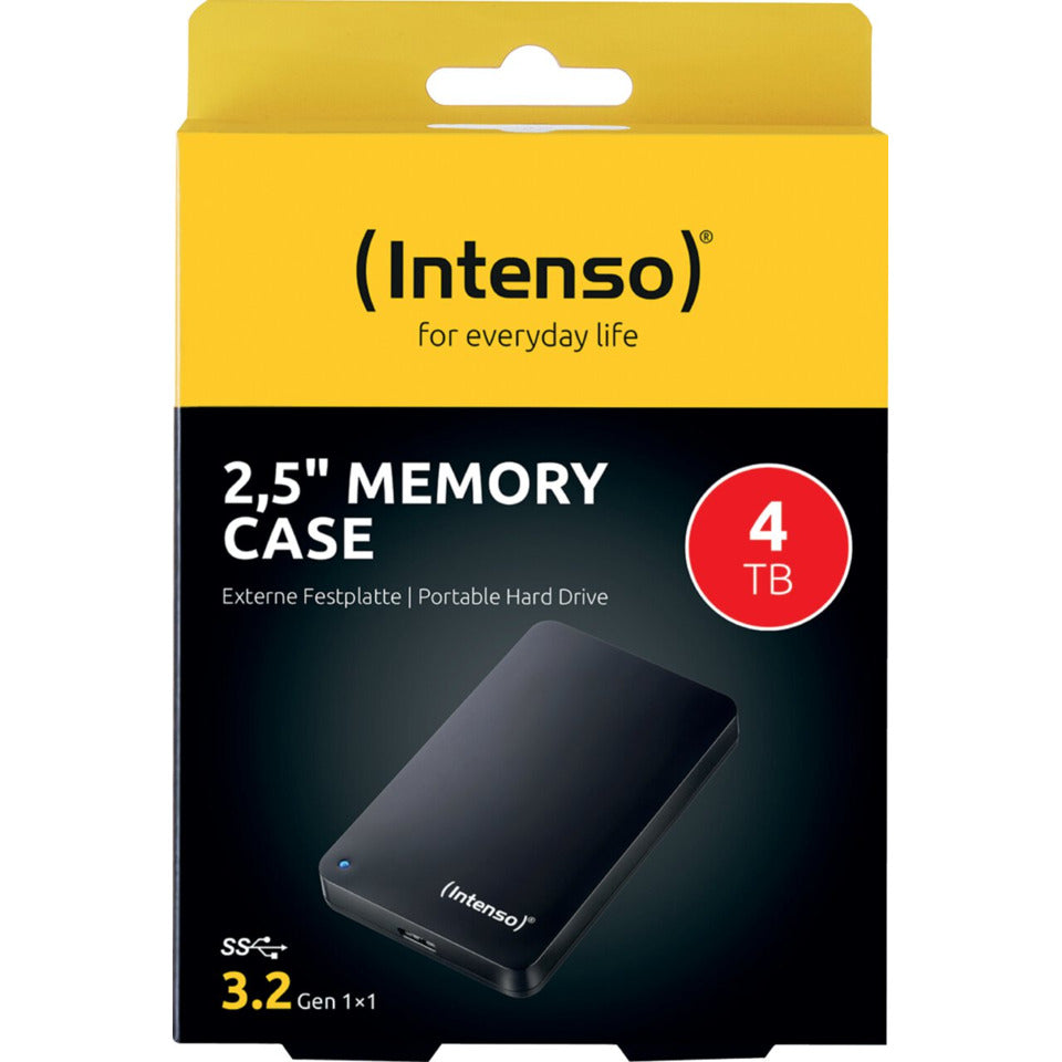Festplatte Portable, 4 TB, 2,5", USB 3.0, schwarz INTENSO 6021512